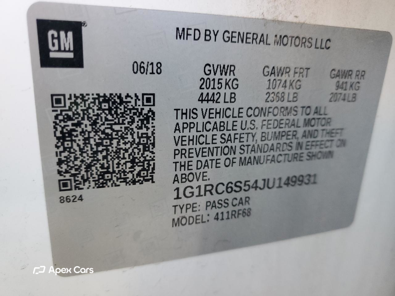 Chevrolet Volt 2018