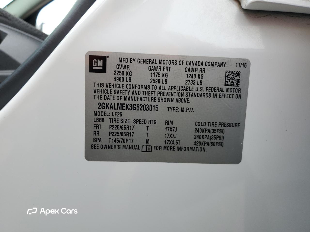 GMC Terrain 2016