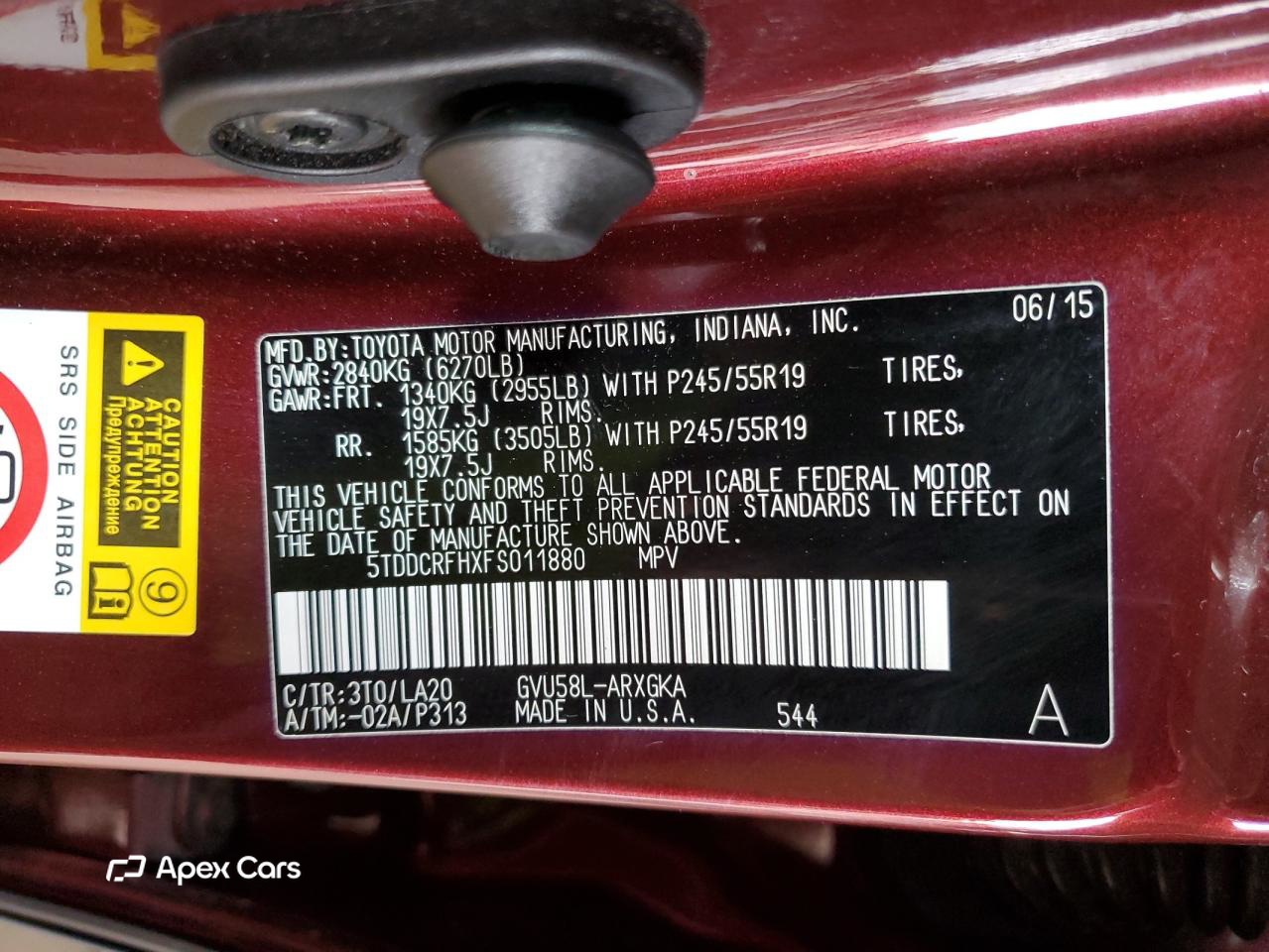 Toyota Highlander 2015