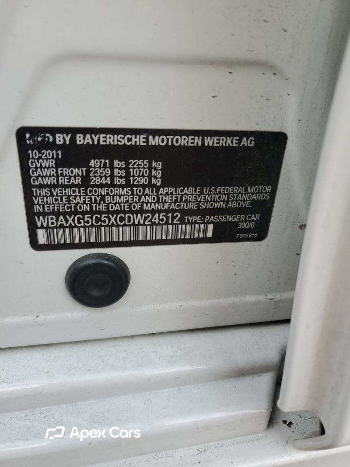 BMW Series 5 2012