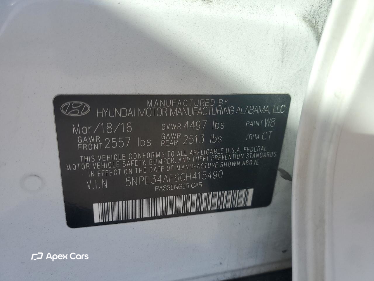 Hyundai Sonata 2016