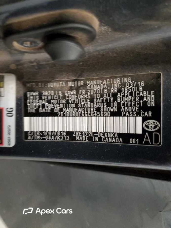 Toyota Corolla 2016