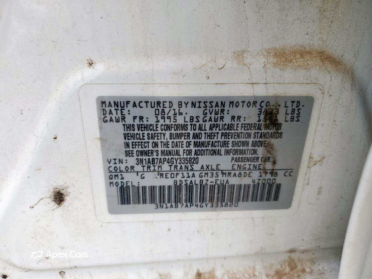 Nissan Sentra 2016