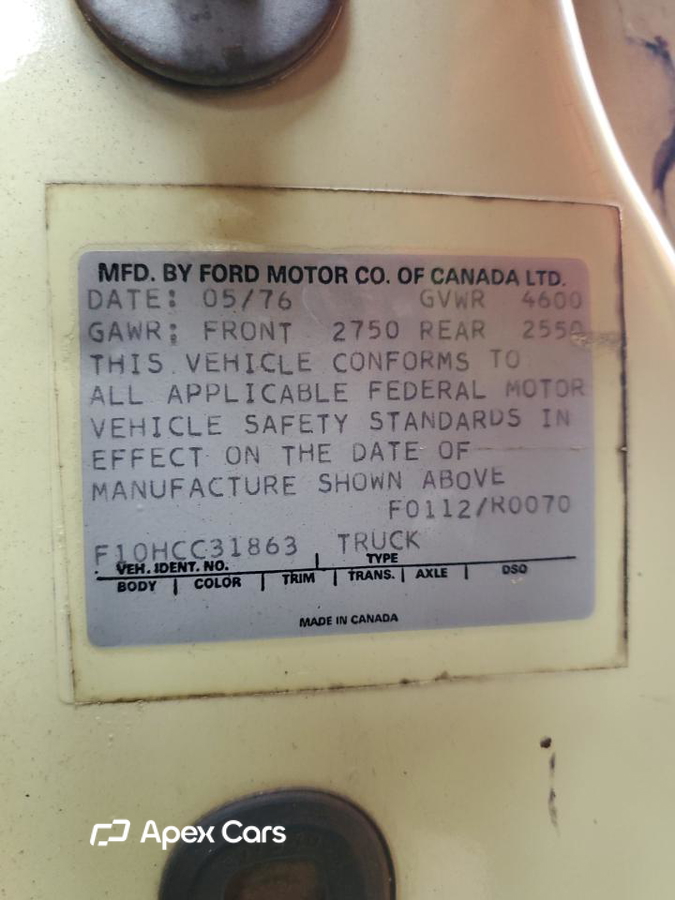 Ford F100 1976