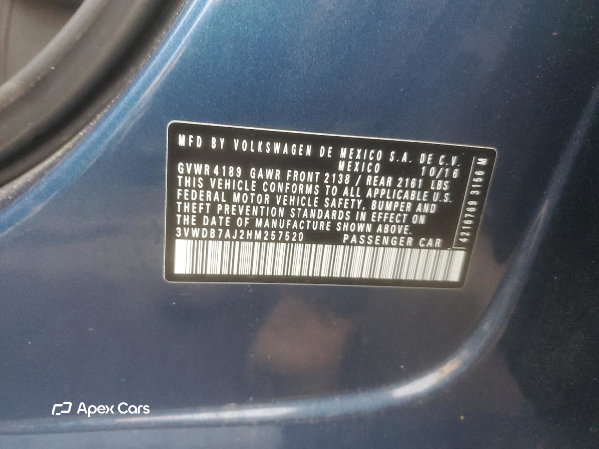Volkswagen Jetta 2017