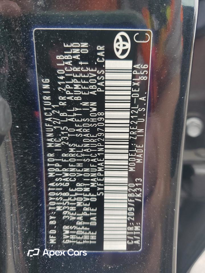 Toyota Corolla 2022