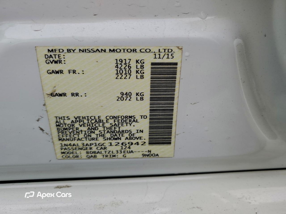 Nissan Altima 2016