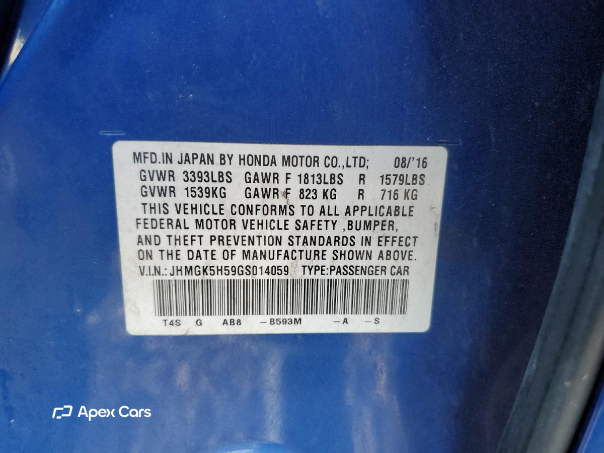 Honda Fit 2016