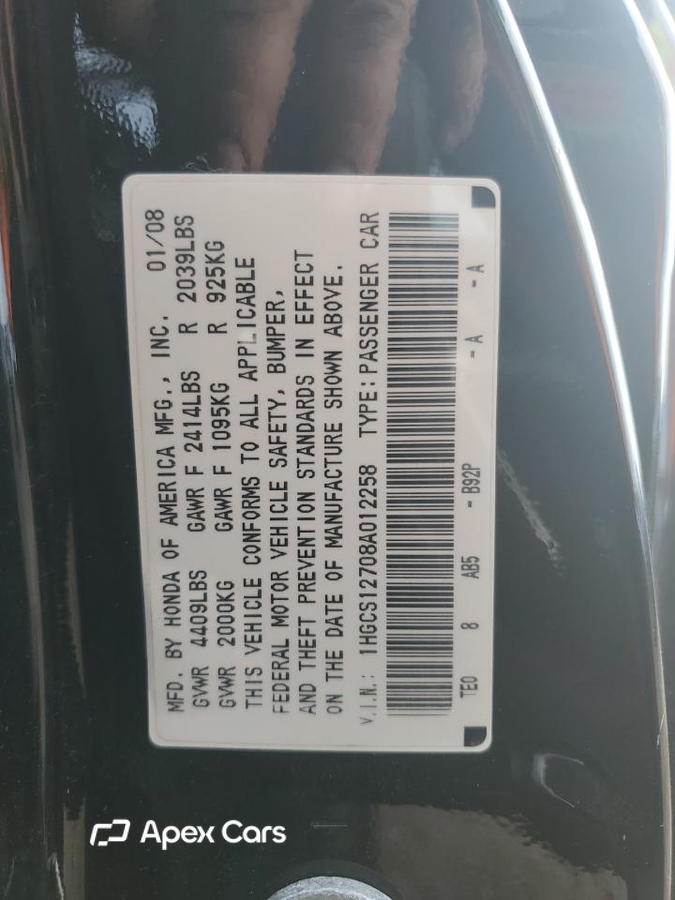 Honda Accord 2008