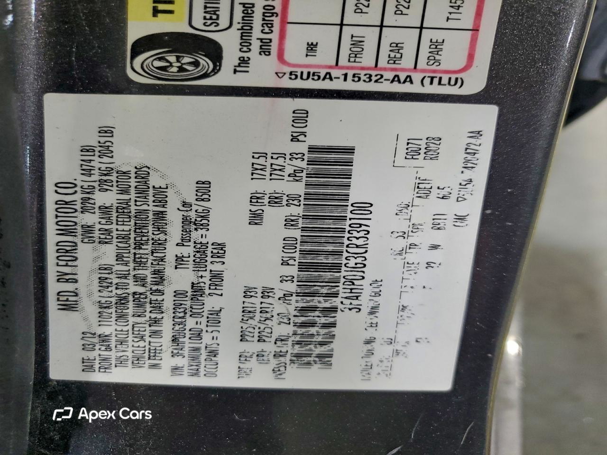 Ford Fusion 2012
