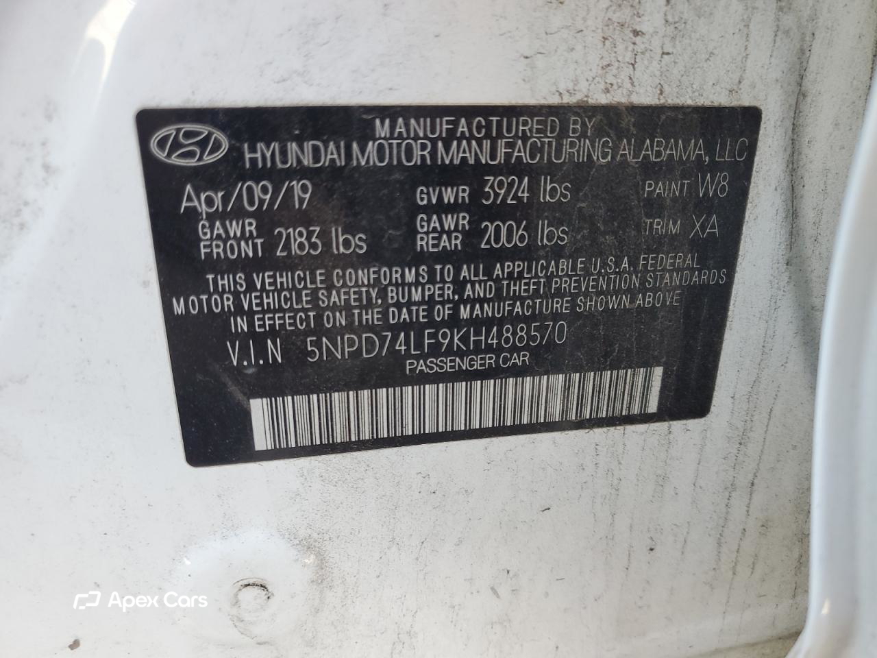 Hyundai Elantra 2019