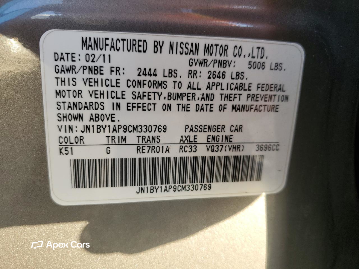 Infiniti M 2012
