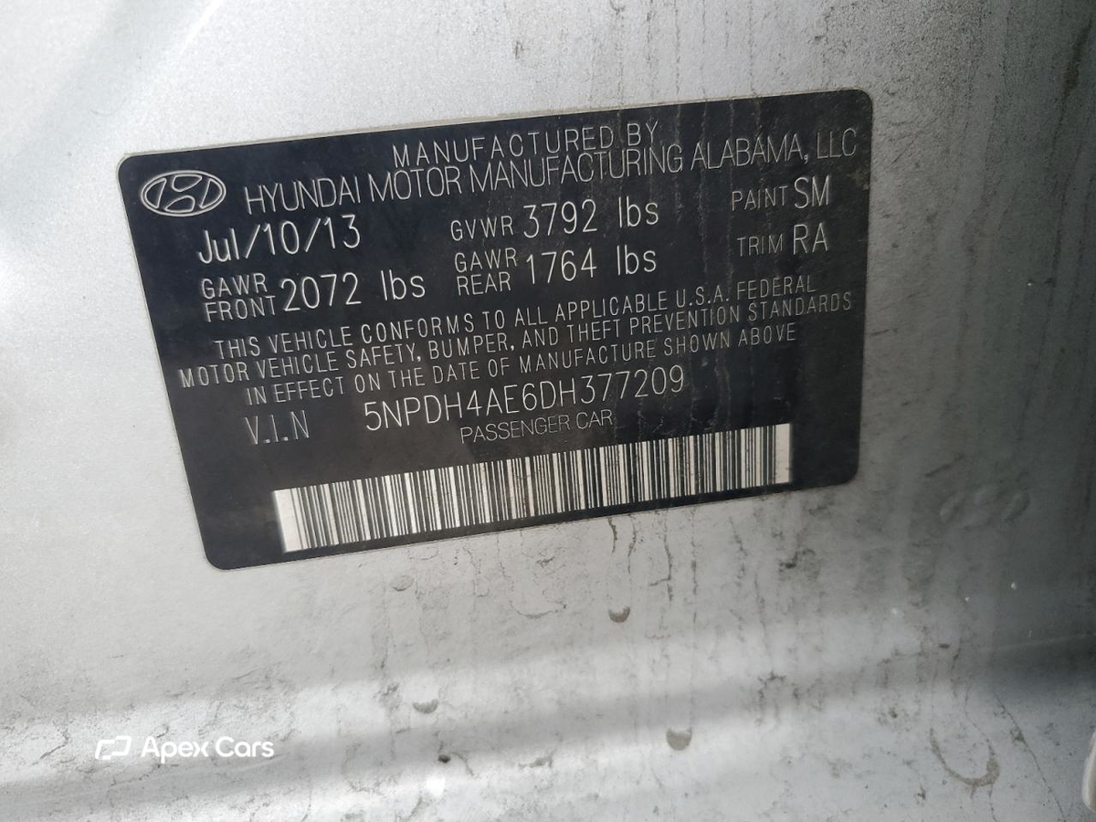 Hyundai Elantra 2013