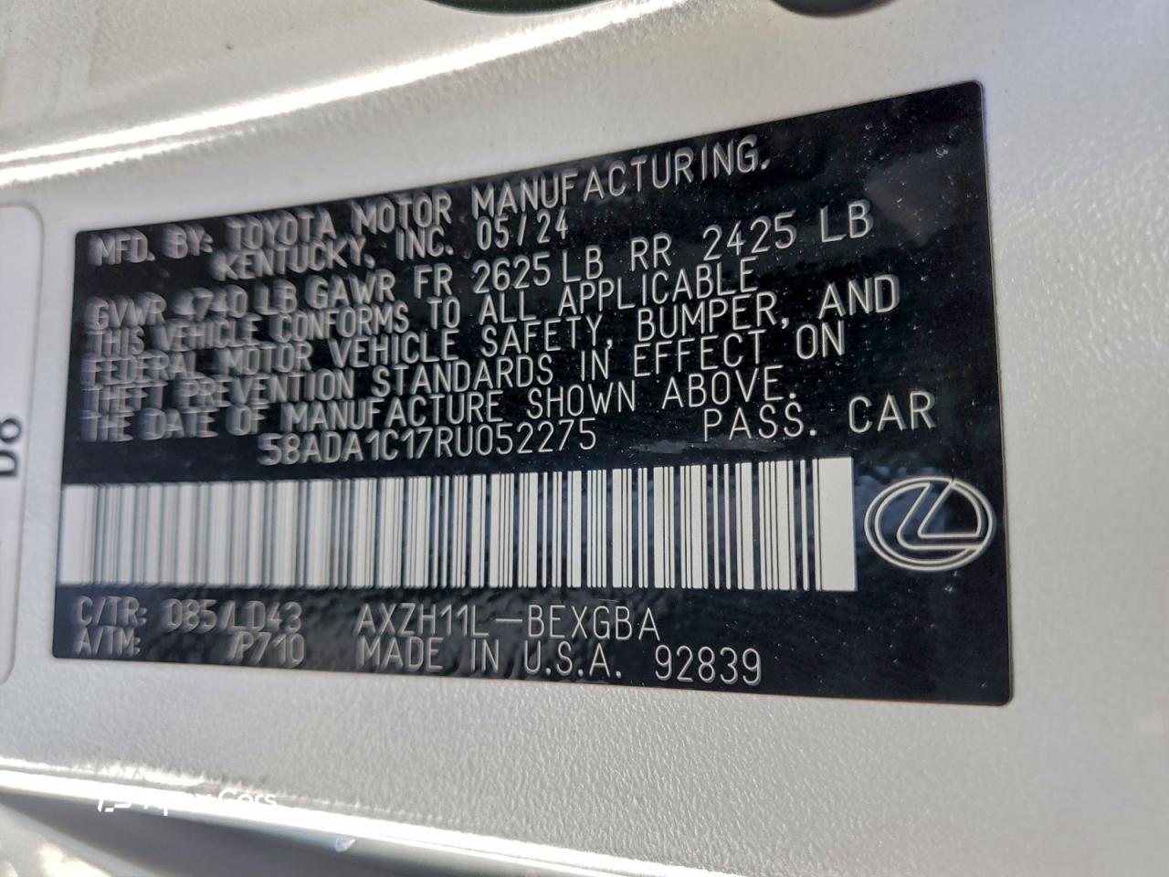 Lexus ES 2024