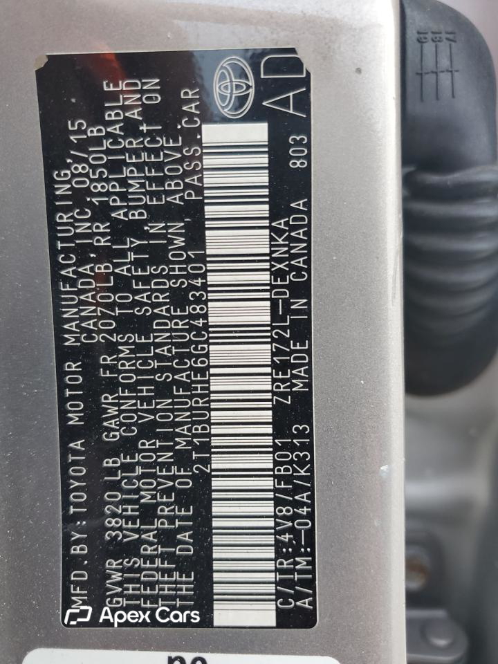 Toyota Corolla 2016