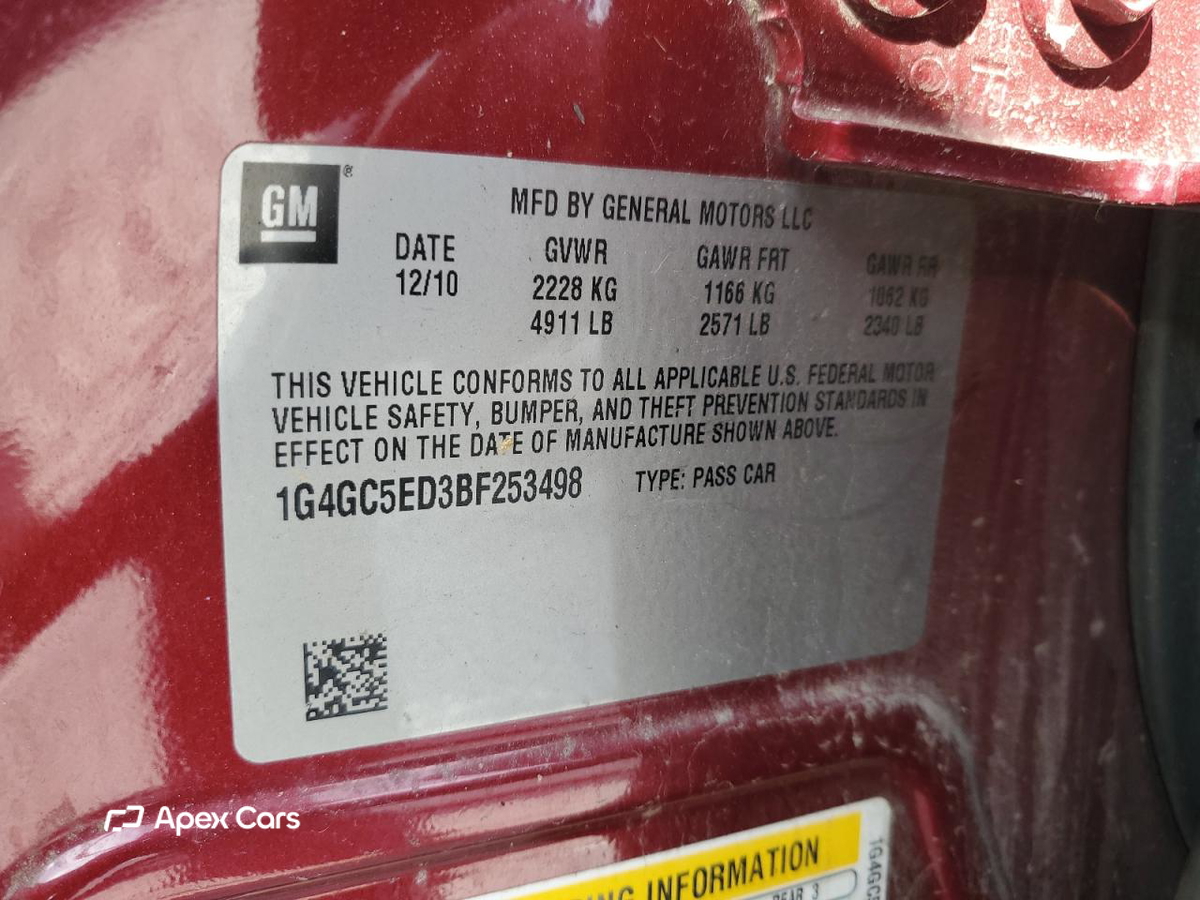 Buick LaCrosse 2011