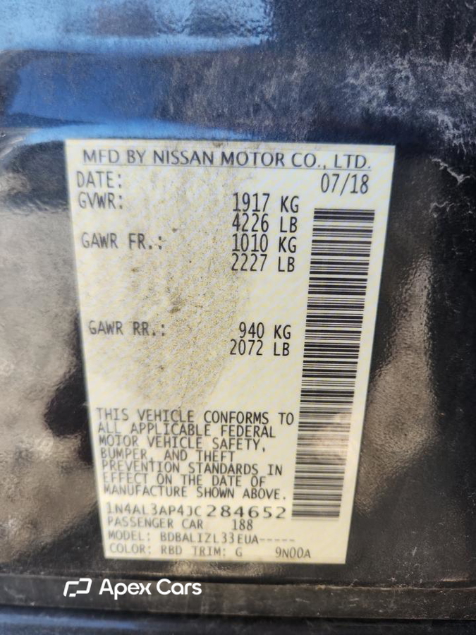 Nissan Altima 2018
