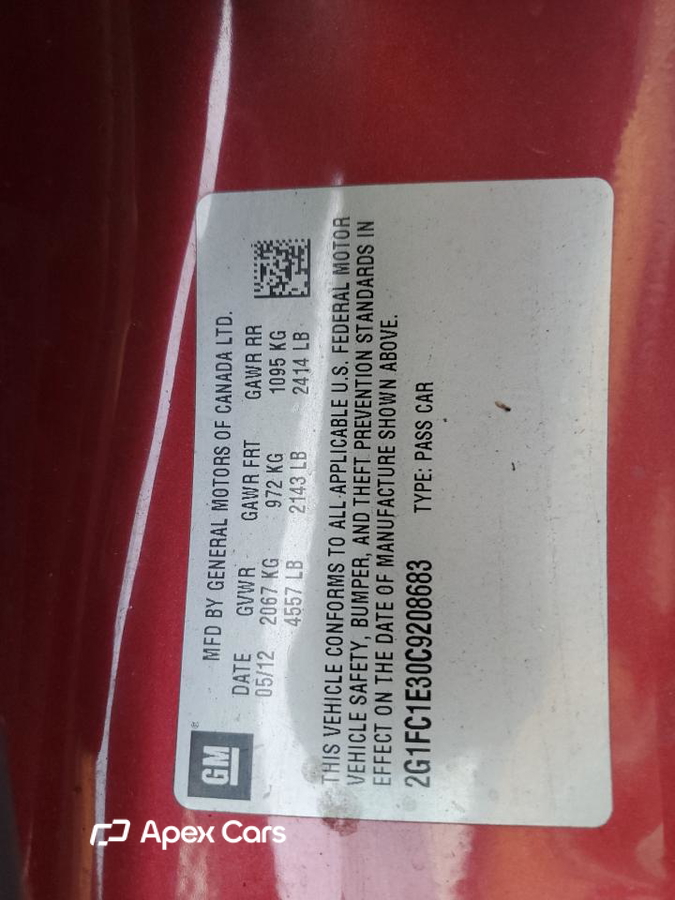 Chevrolet Camaro 2012