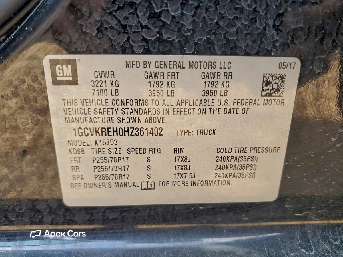 Chevrolet Silverado 2017