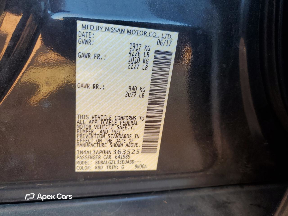 Nissan Altima 2017
