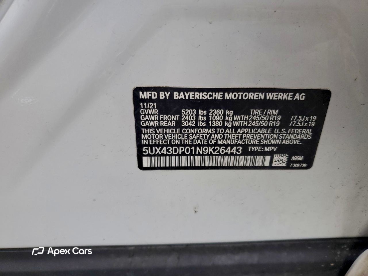 BMW X3 2022
