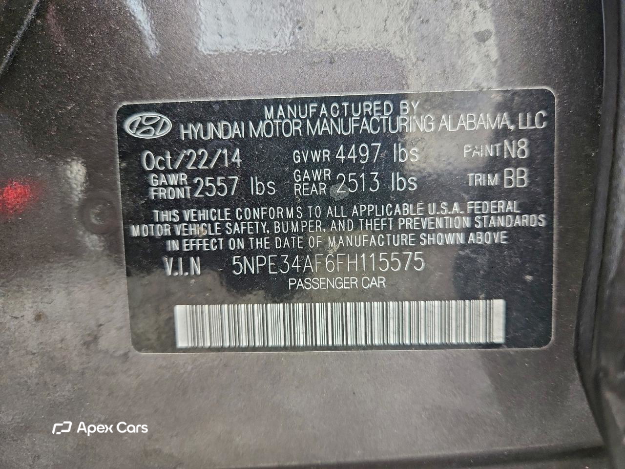 Hyundai Sonata 2015