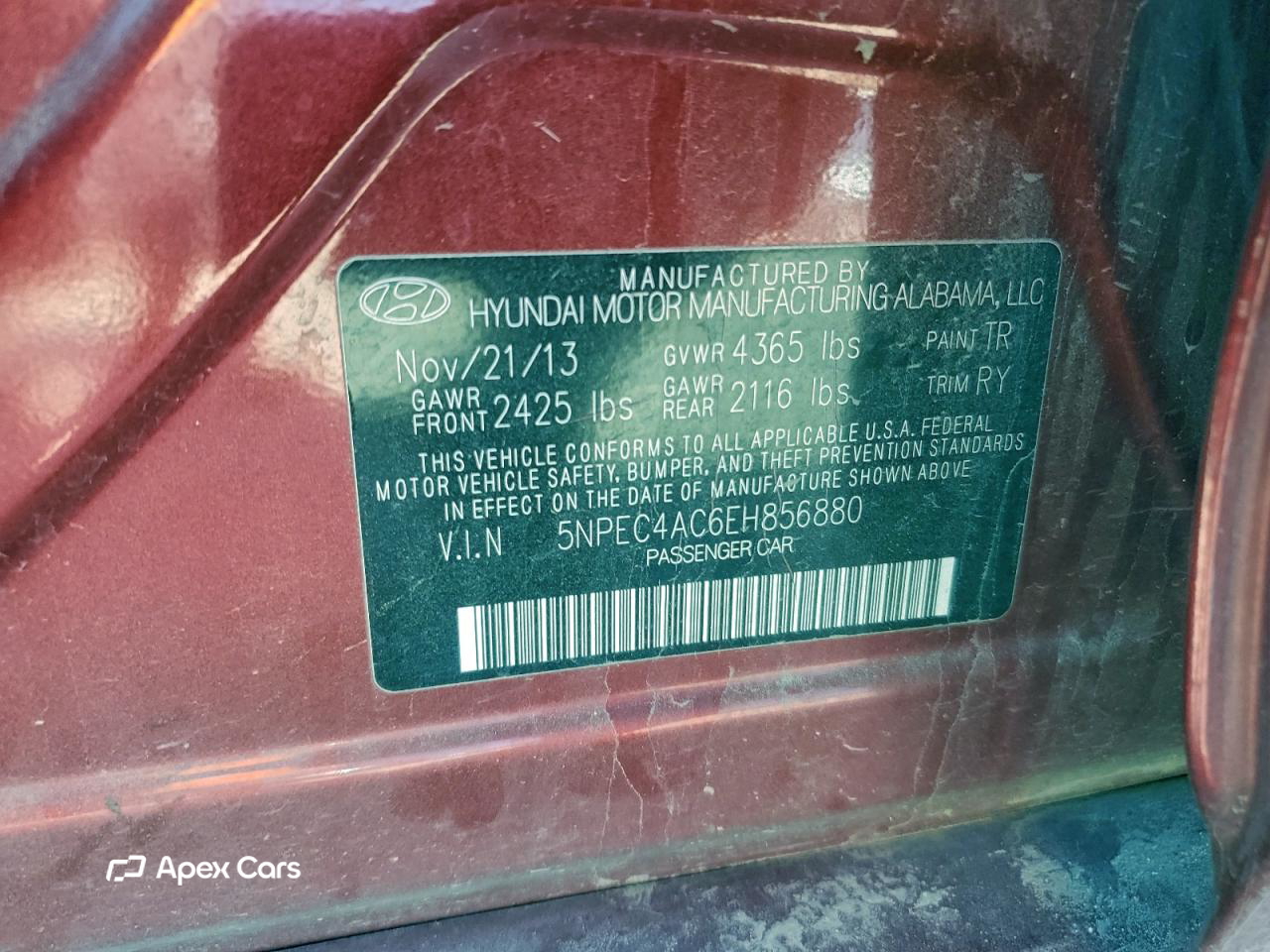 Hyundai Sonata 2014