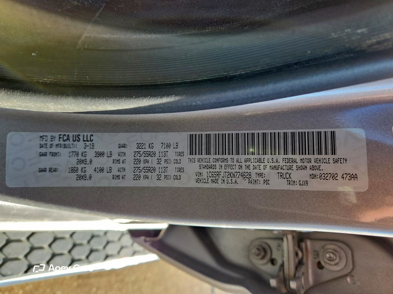 RAM 1500 2019