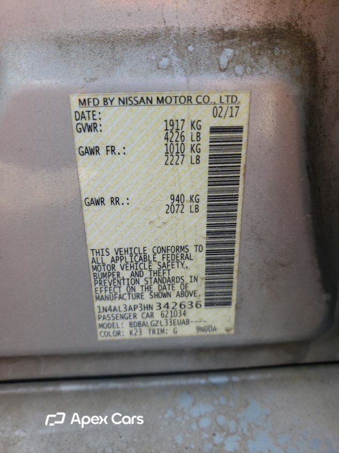Nissan Altima 2017