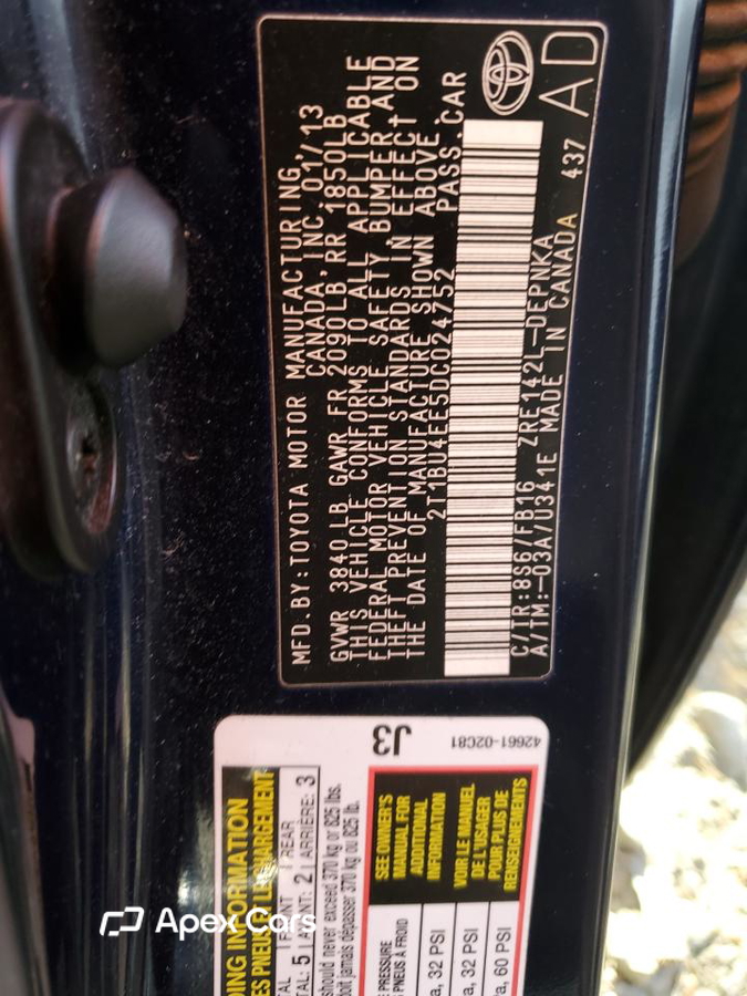 Toyota Corolla 2013
