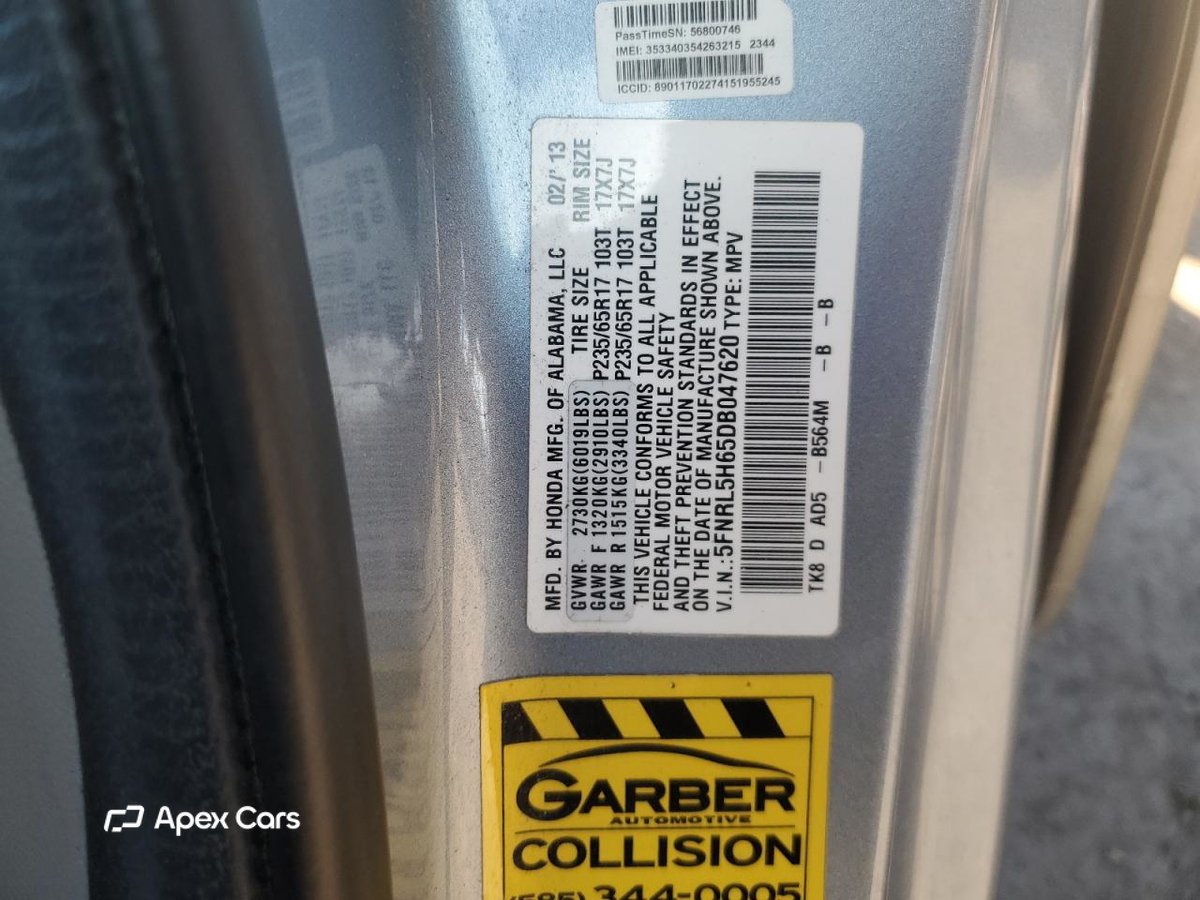 Honda Odyssey 2013