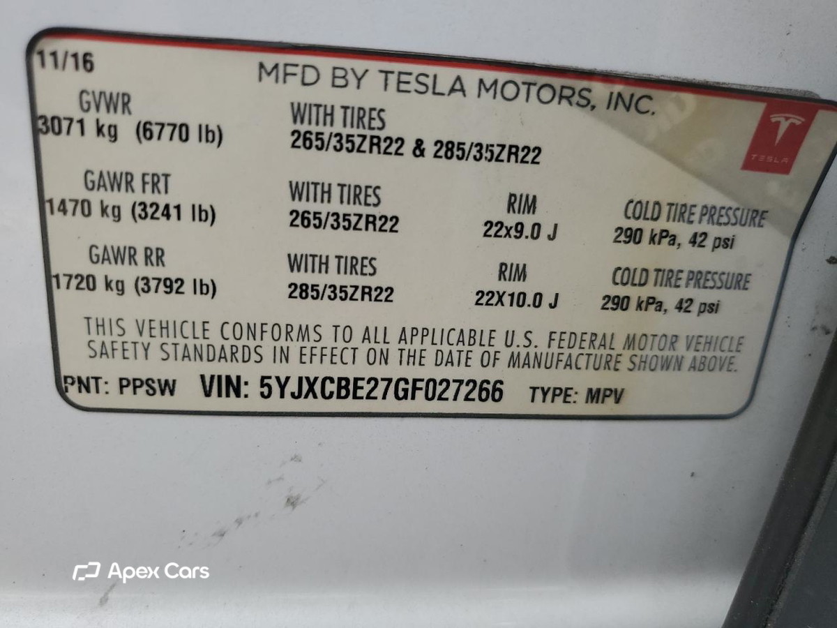 Tesla Model X 2016