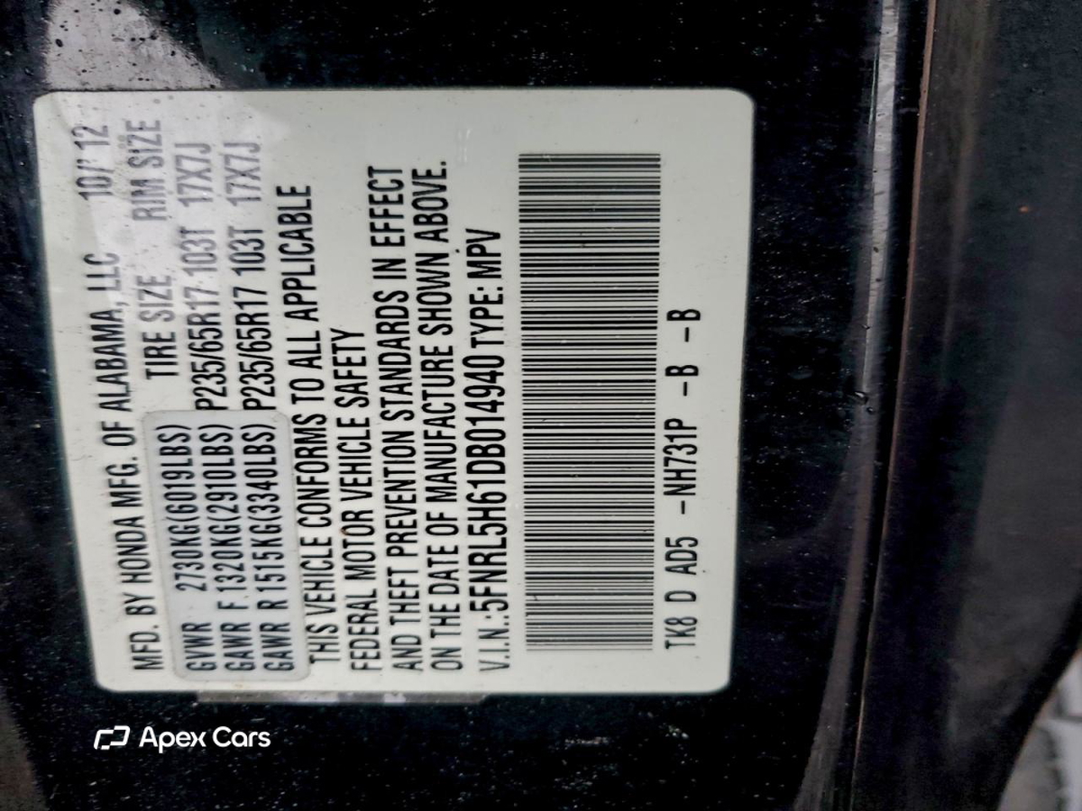 Honda Odyssey 2013