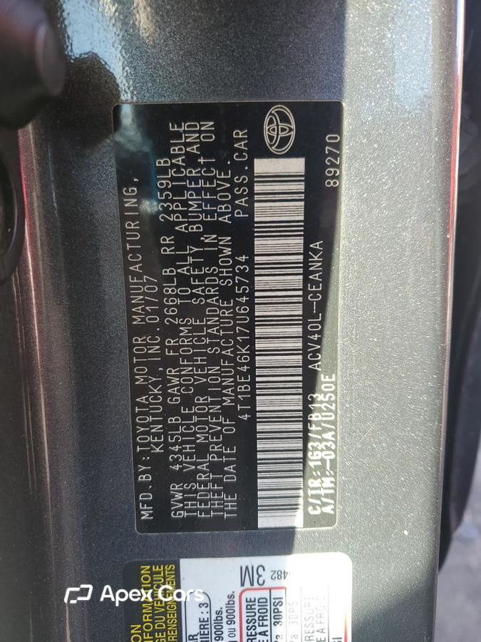 Toyota Camry 2007