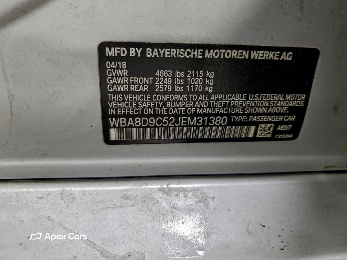 BMW Series 3 2018