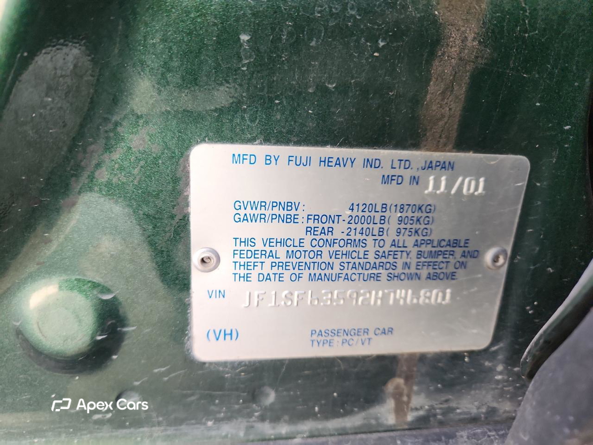 Subaru Forester 2002