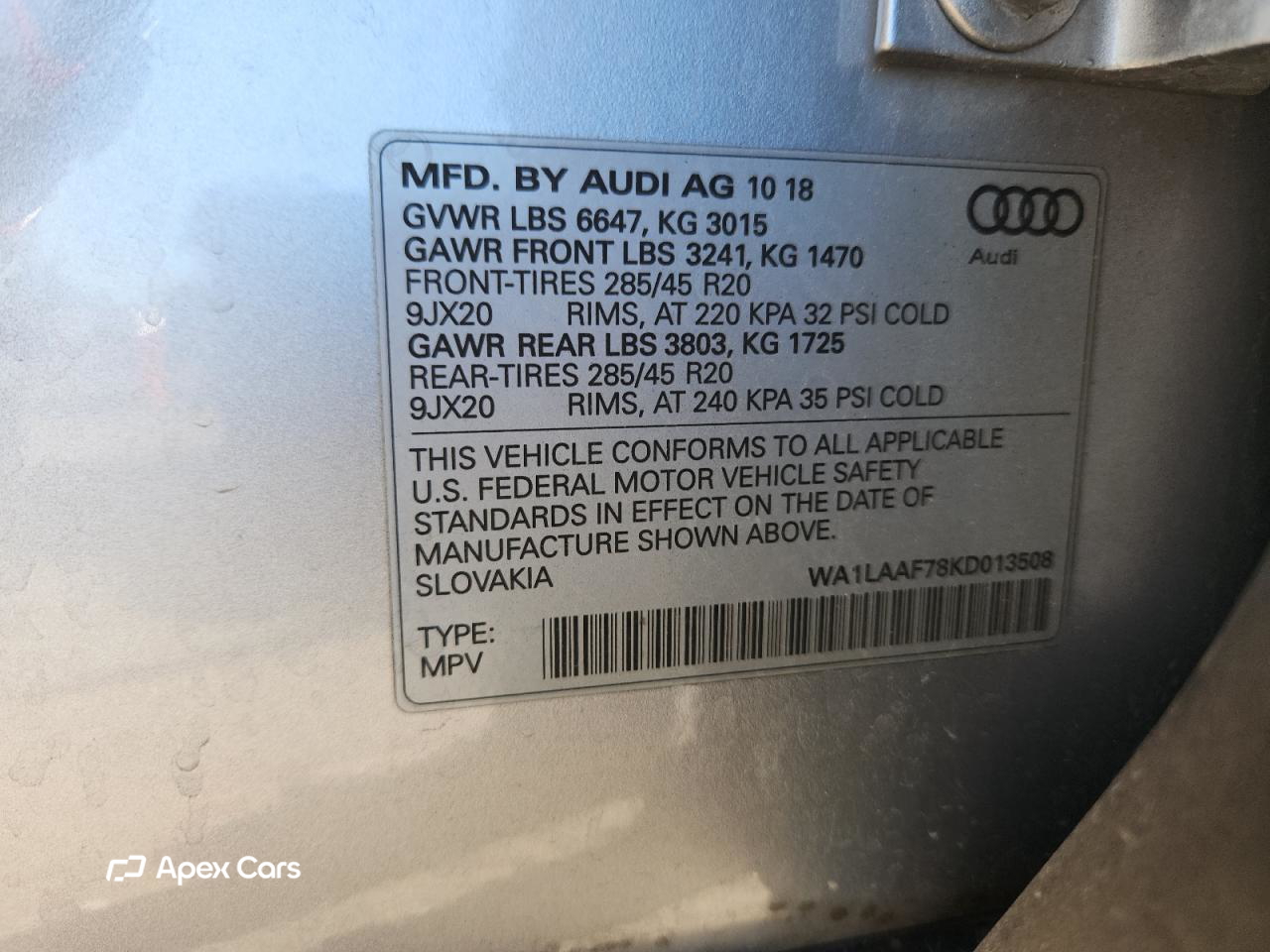 Audi Q7 2019