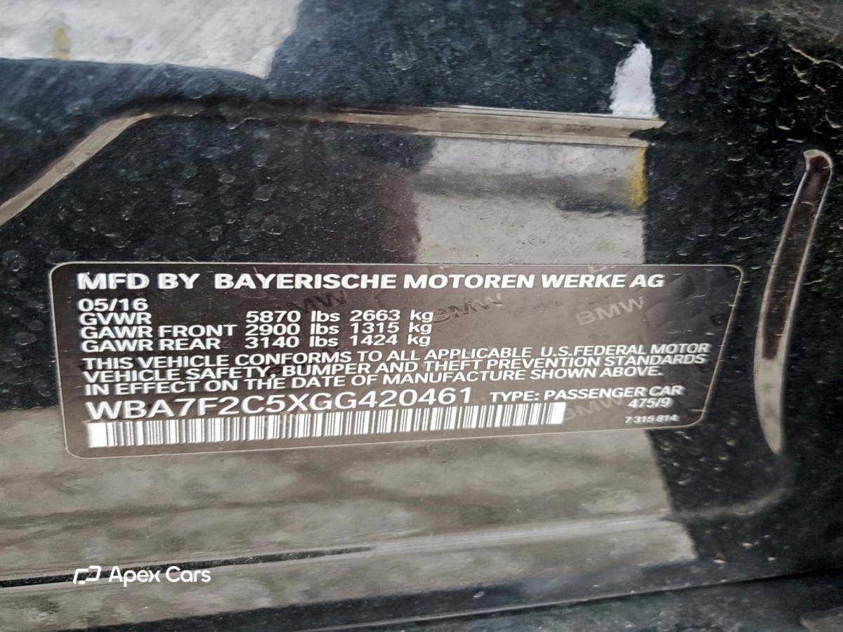 BMW Series 7 2016