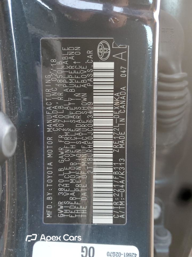 Toyota Corolla 2018
