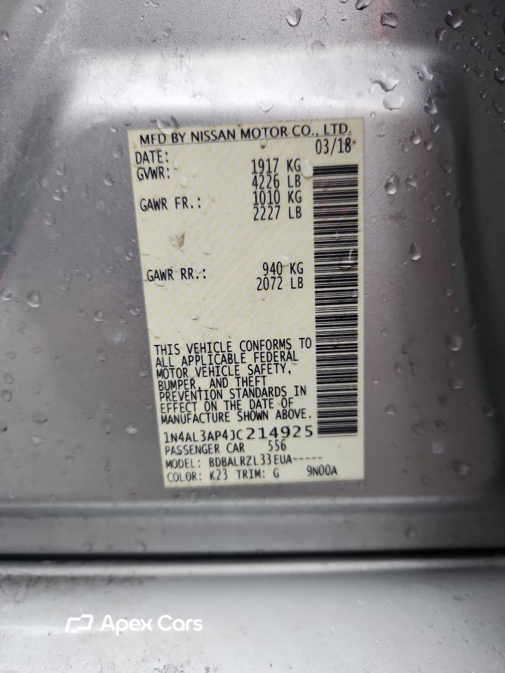 Nissan Altima 2018