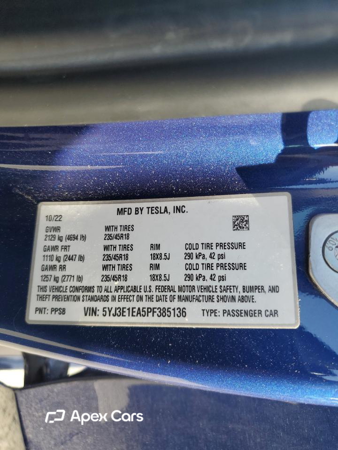 Tesla Model 3 2023
