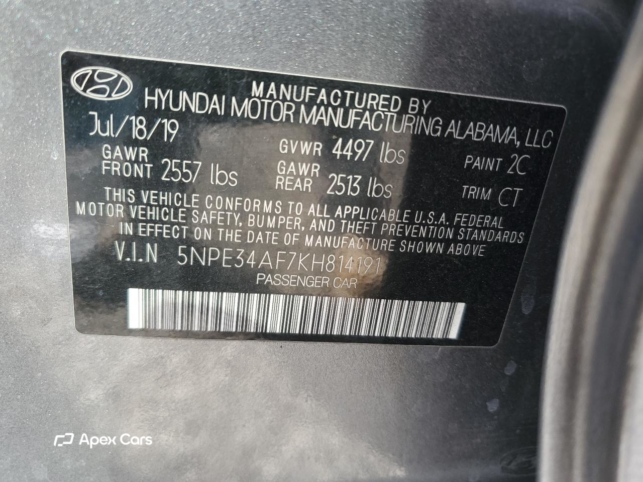 Hyundai Sonata 2019