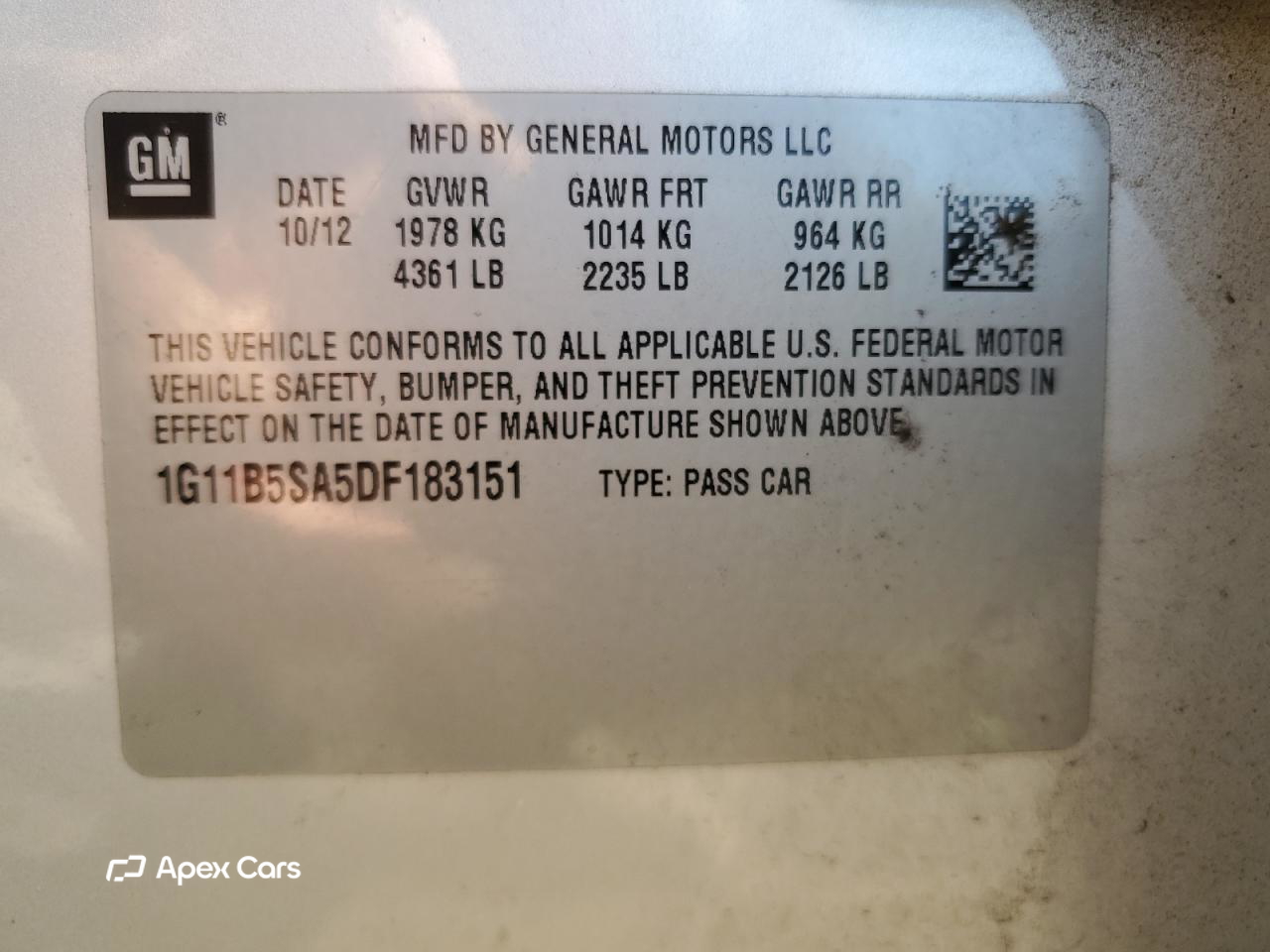 Chevrolet Malibu 2013