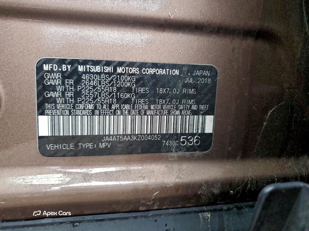 Mitsubishi Eclipse Cross 2019