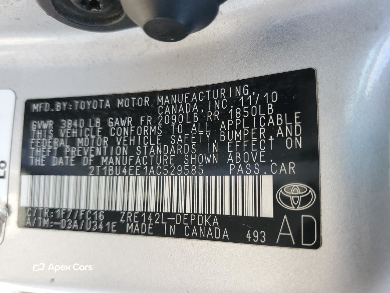 Toyota Corolla 2010