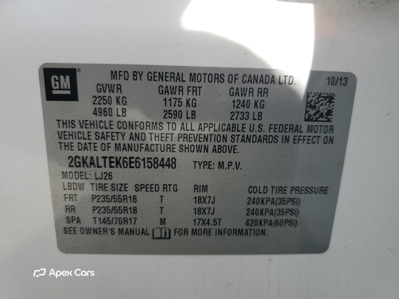 GMC Terrain 2014