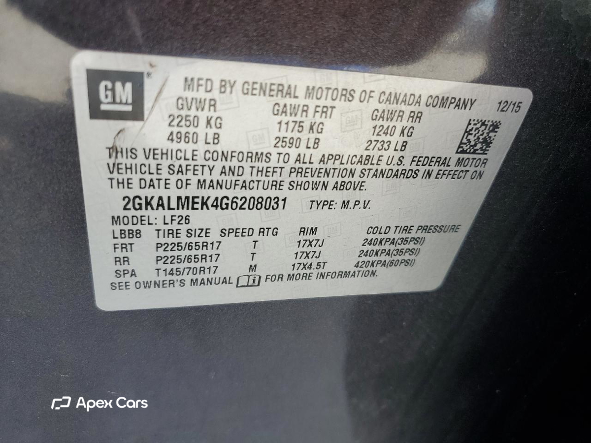 GMC Terrain 2016