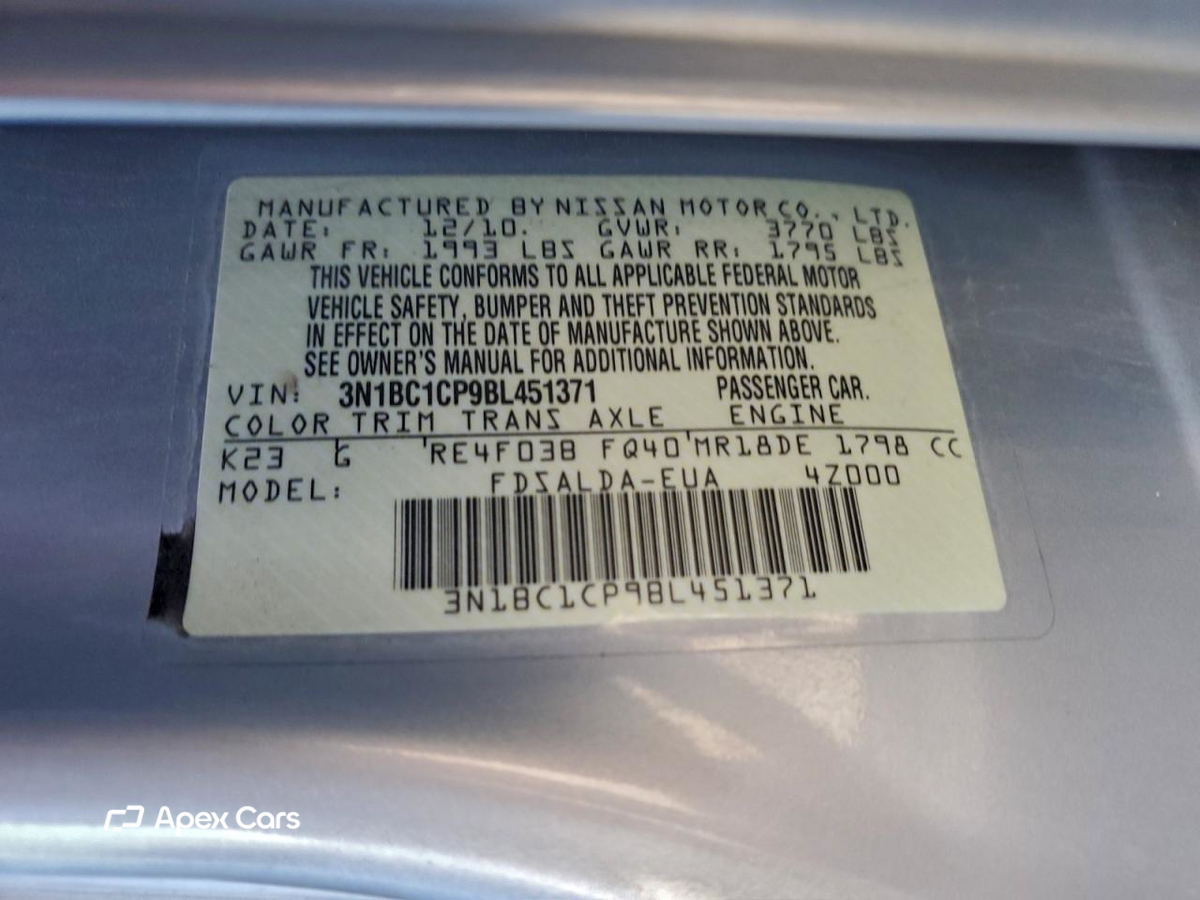Nissan Versa 2011