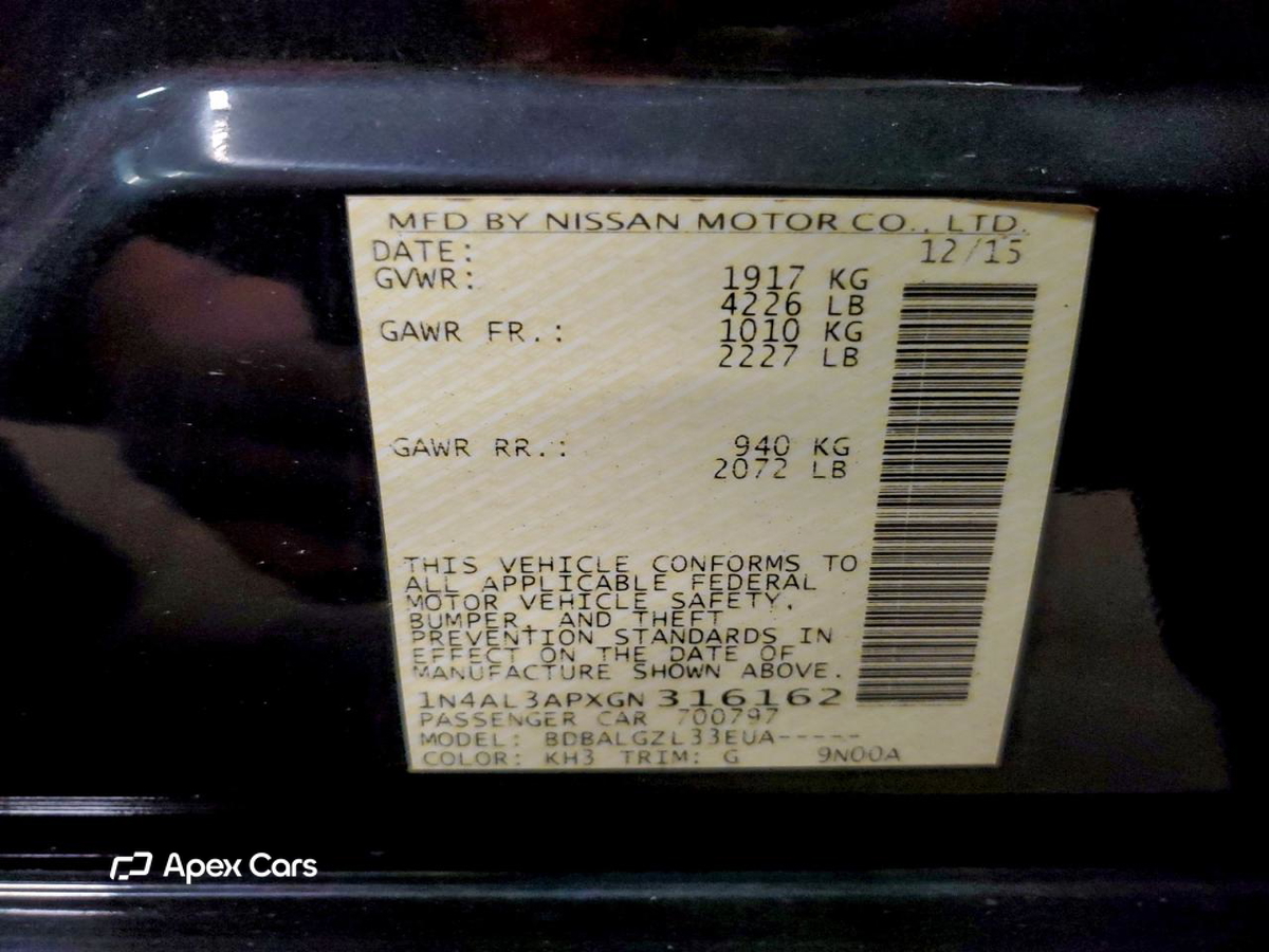 Nissan Altima 2016