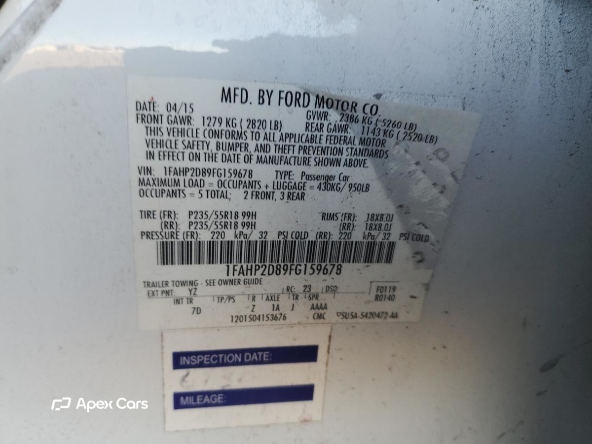 Ford Taurus 2015